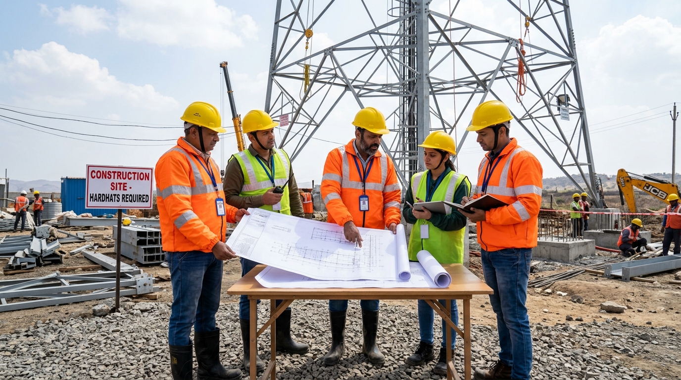 Supervisors on site
